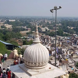 View from Radharani Mandir, Barsana