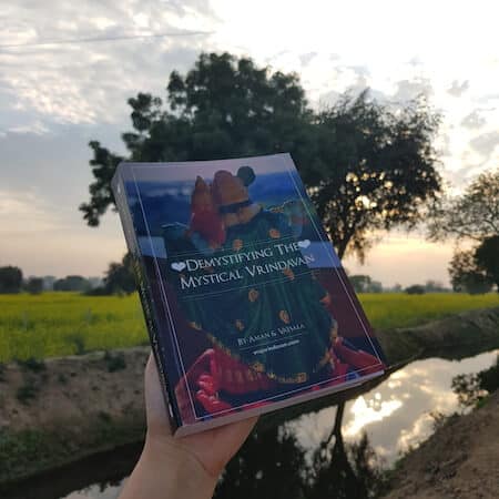 Demystifying The Mystical Vrindavan Book during sunset
